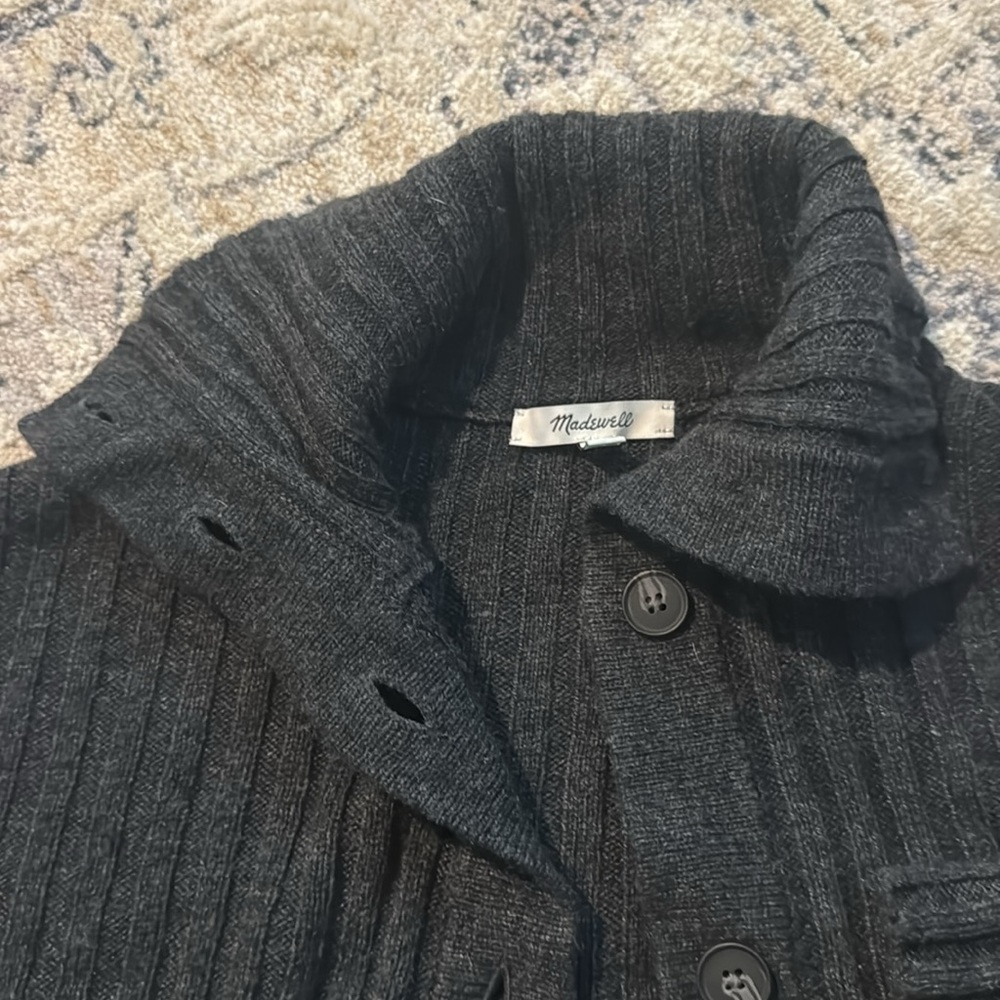 Madewell Oversize-Collar Cardigan Sweater - Picture 7 of 7